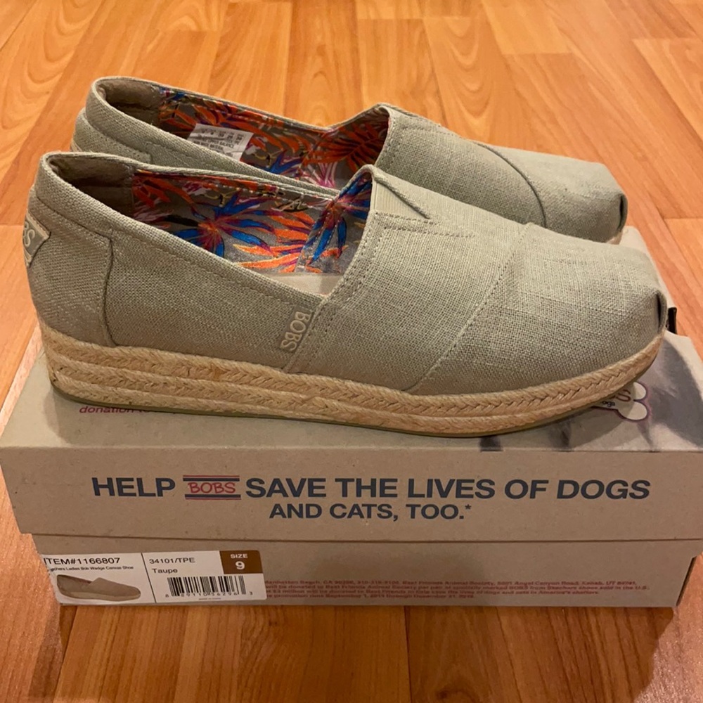 Bobs by Skechers wedge espadrilles